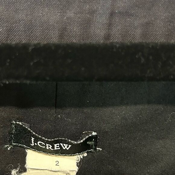 J.Crew Vintage Poplin Mini Shift LBD Black Mini Dress - Picture 6 of 7